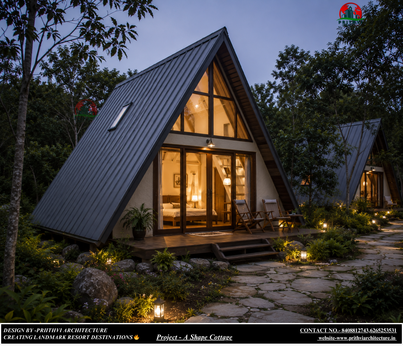 A-Shape Mountain Cottage